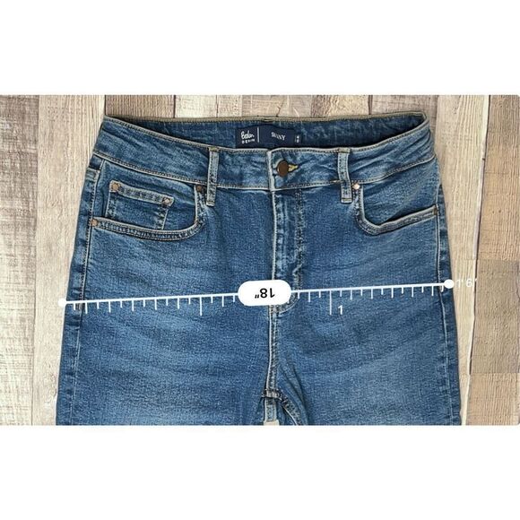 Boden T0366 Skinny‎ Jean Indigo High Rise Blue Denim sz 8L Modern Stretch - Picture 9 of 12